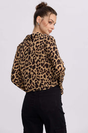 Polera Mujer Malla Cafe