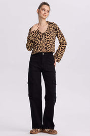 Polera Mujer Malla Cafe