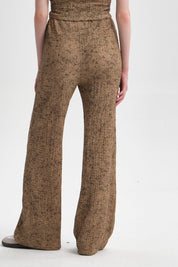 Pantalón Mujer Textura Beige