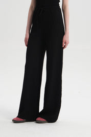 Pantalón Mujer Textura Negro