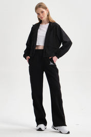 Chaqueta Mujer Cortaviento Negro