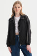 Chaqueta Mujer Cortaviento Negro