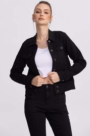 Chaqueta Mujer Clásica Negro