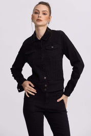 Chaqueta Mujer Clásica Negro