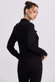 Chaqueta Mujer Clásica Negro