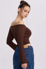 Sweater Mujer Bardot Cafe