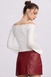 Sweater Mujer Bardot Crema