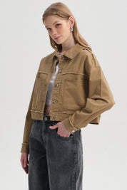 Chaqueta Mujer Corte Camel