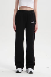 Pantalón Buzo Mujer Snaps Negro