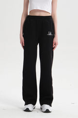 Pantalón Buzo Mujer Snaps Negro