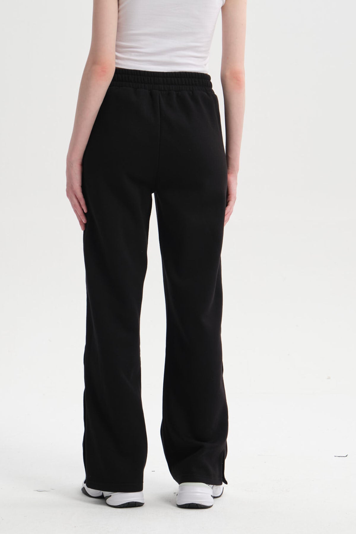 Pantalón Buzo Mujer Snaps Negro