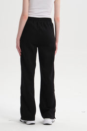 Pantalón Buzo Mujer Snaps Negro