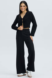 Blazer Mujer Lacito Negro