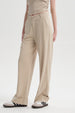 Pantalón Mujer Basta Doblada Beige
