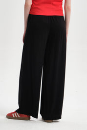 Pantalón Mujer Palazzo Sastrero  Negro