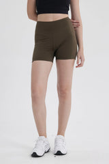 Calza Mujer Pretina Doble Verde Olivo