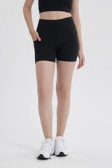 Calza Mujer Pretina Doble Negro