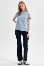 Polera Mujer Lisa Celeste