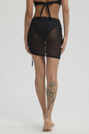 Falda Mujer Malla Negro