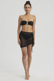 Falda Mujer Malla Negro