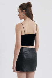 Peto Mujer Velvet Negro