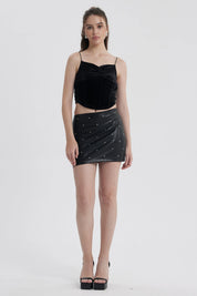 Peto Mujer Velvet Negro