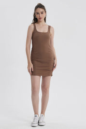 Vestido Mujer Tubo Chocolate