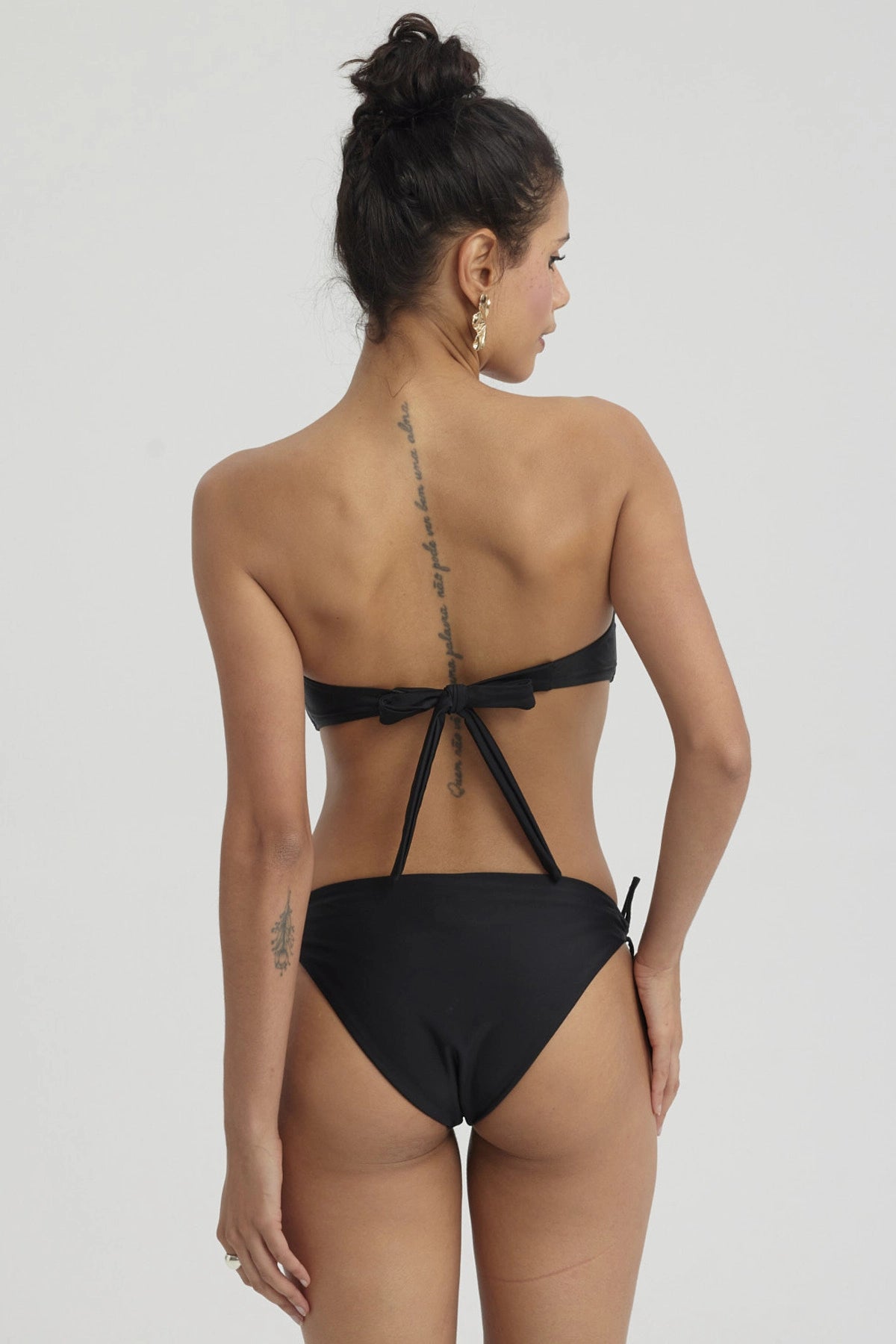 Traje de Baño Mujer Top Strapless Negro