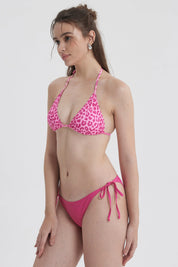 Traje de Baño Mujer Top Triángulo Fucsia