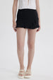 Short Mujer Print Negro