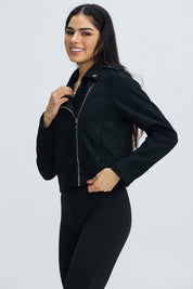 Chaqueta Mujer Biker Negro