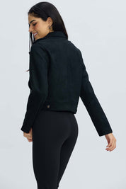 Chaqueta Mujer Biker Negro