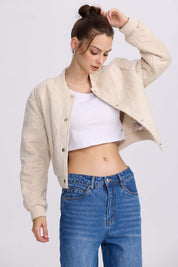 Chaqueta Mujer Snaps Beige