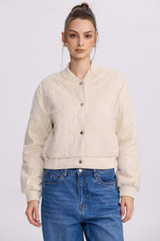 Chaqueta Mujer Snaps Beige