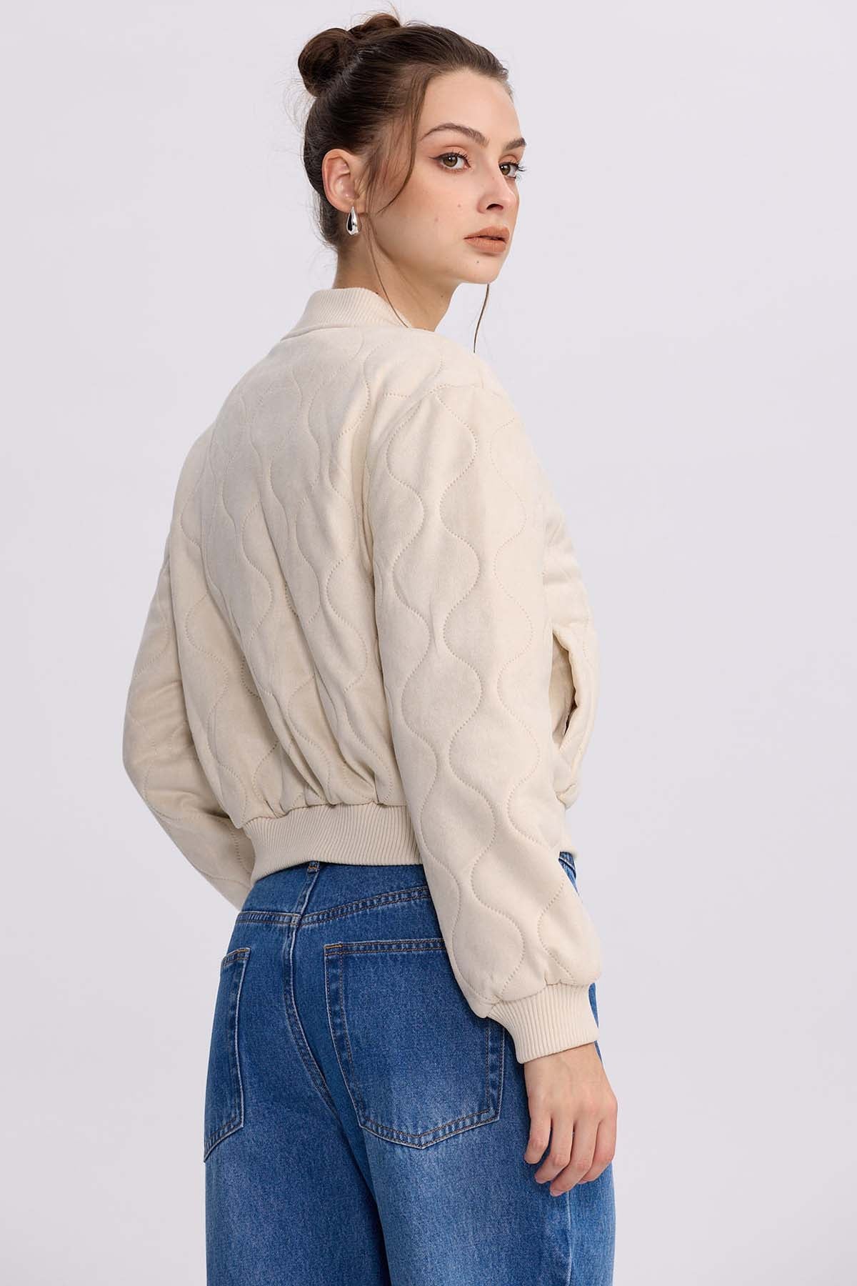 Chaqueta Mujer Snaps Beige