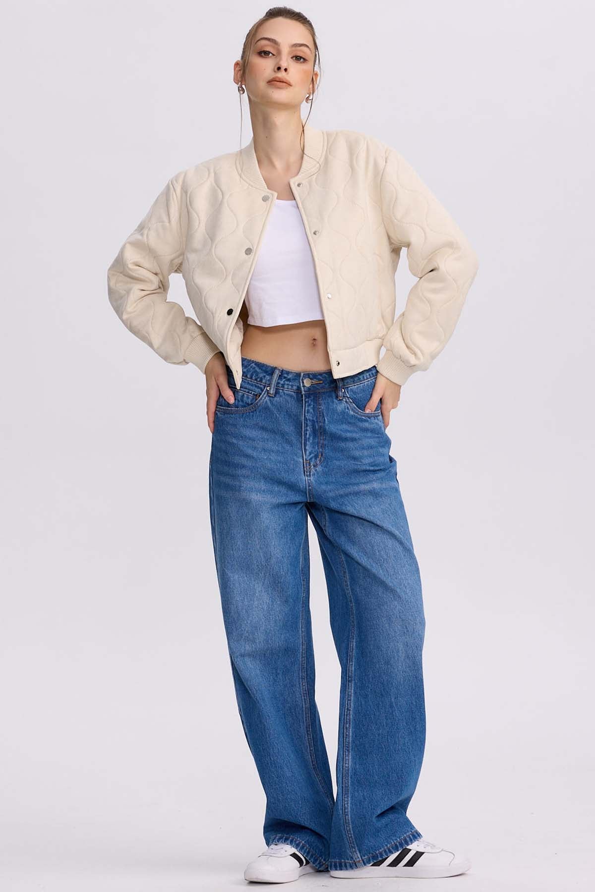 Chaqueta Mujer Snaps Beige