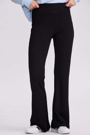 Pantalón Buzo Mujer Doble Pretina Negro