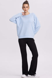 Pantalón Buzo Mujer Doble Pretina Negro
