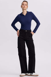 Polera Mujer Body Azul
