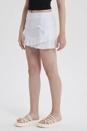 Short Mujer Vuelos Blanco