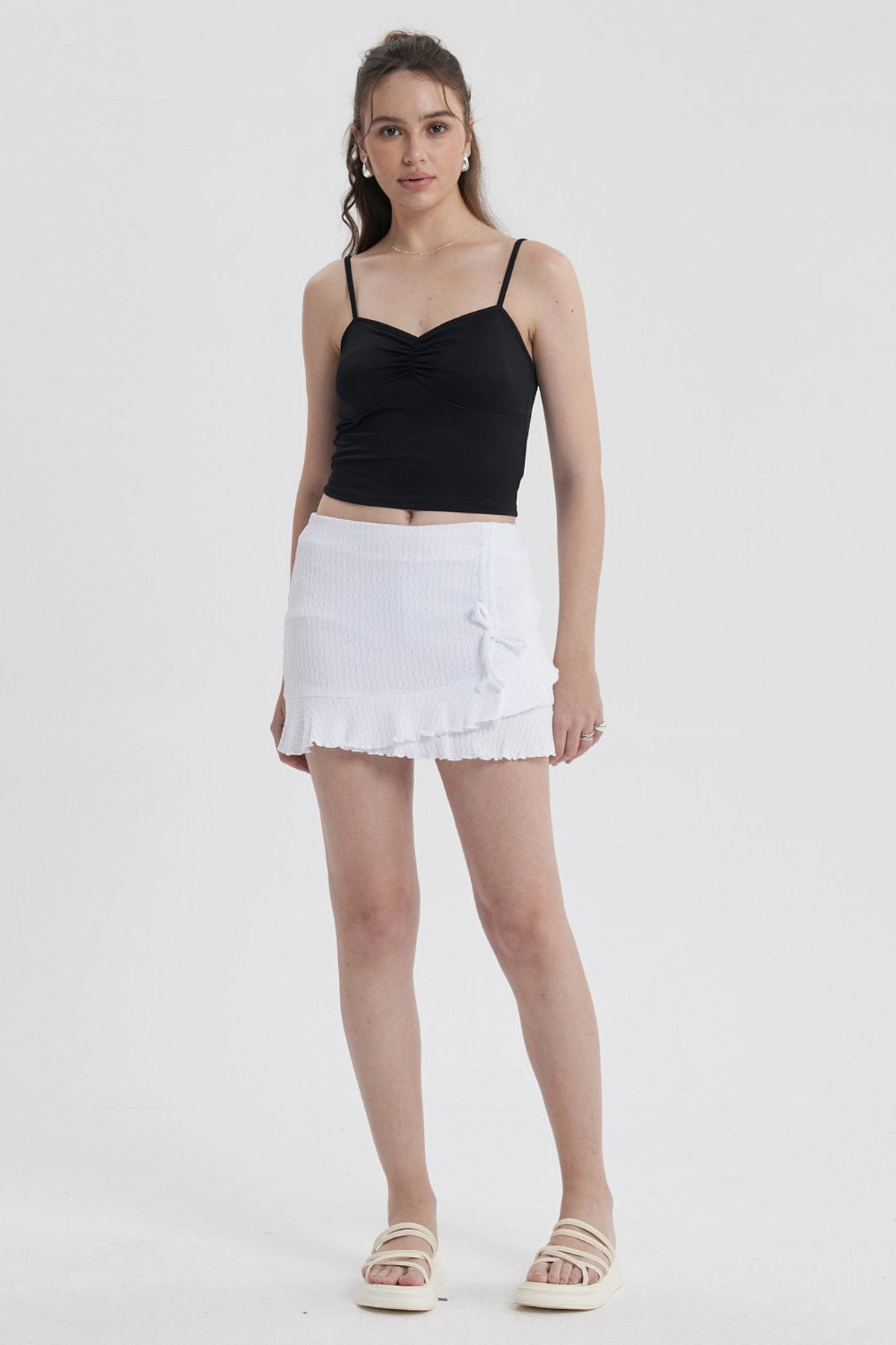 Short Mujer Vuelos Blanco