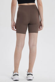 Calza Mujer Biker Largo Chocolate