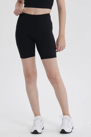 Calza Mujer Biker Largo Negro