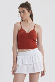 Peto Mujer Twist Terracota