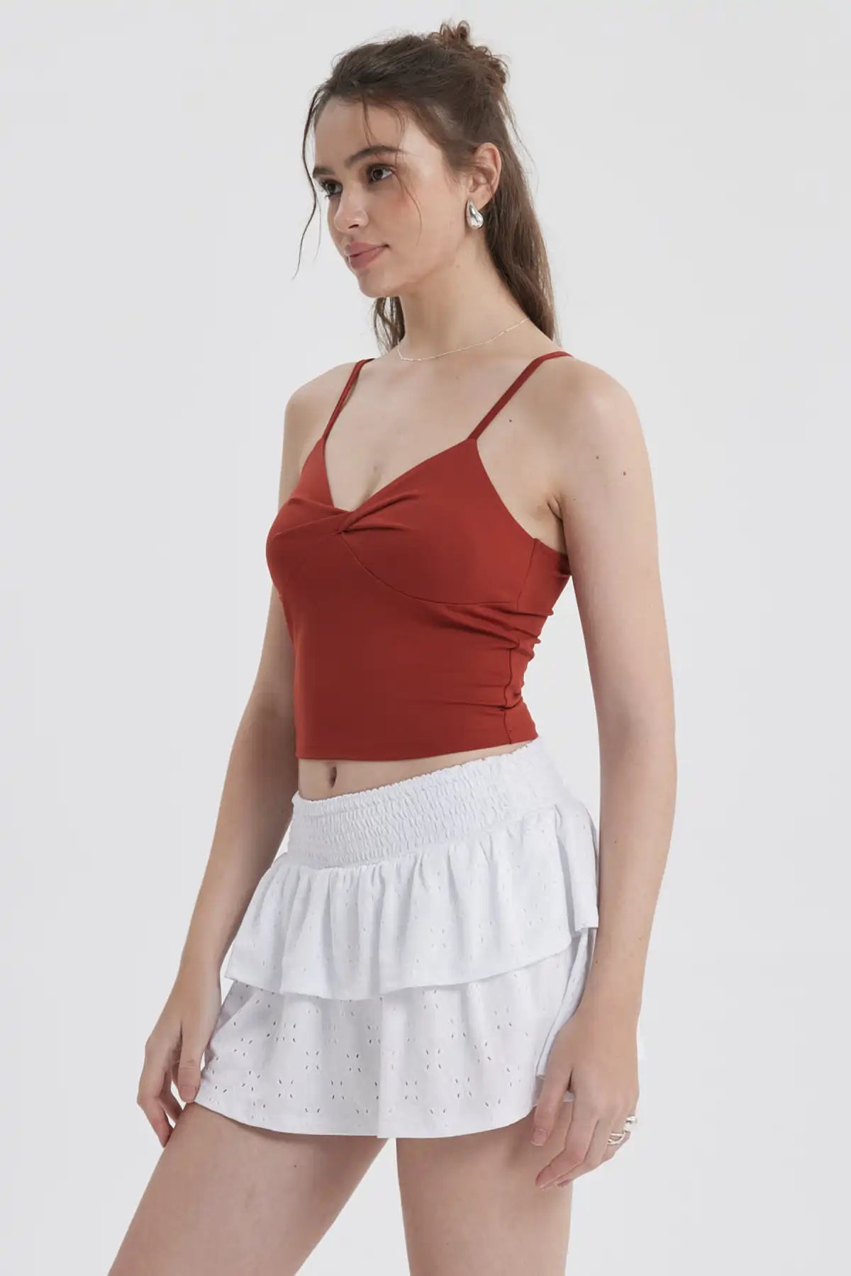 Peto Mujer Twist Terracota