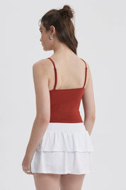Peto Mujer Twist Terracota