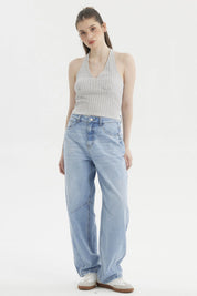 Polera Mujer Textura Blanco