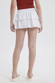 Falda Mujer Vuelo Broderie Blanco