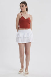Falda Mujer Vuelo Broderie Blanco