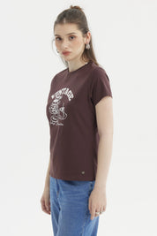 Polera Mujer Básica Chocolate